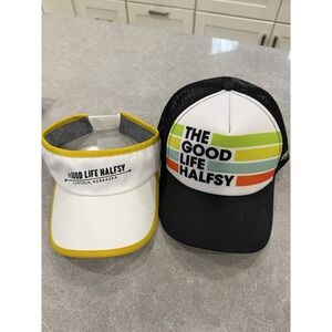 The Good Life Halfsy Technical Trucker Snapback Hat Lincoln NE Half Marathon
